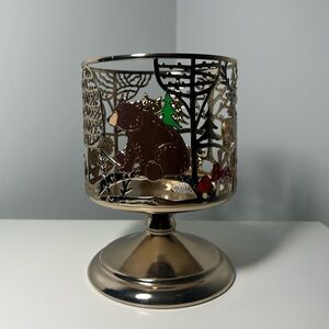 Bath and Body Works Candle Holder with Forest Animals